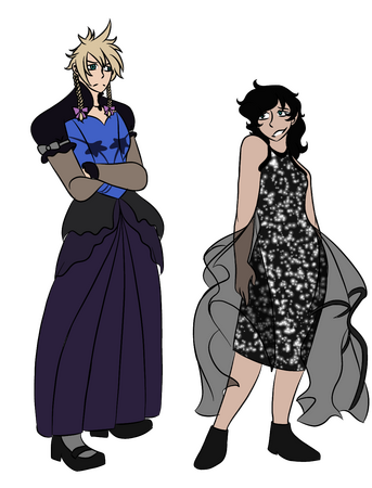 FF7 Oc and Cloud Dresses
